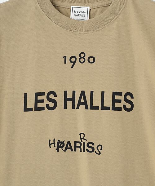 Harriss / ハリス Tシャツ | コットン天竺LES HALLESプリントTシャツ | 詳細14