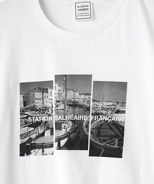 Harriss / ハリス Tシャツ | ライトコットン天竺PHOTOプリントTシャツ | 詳細1