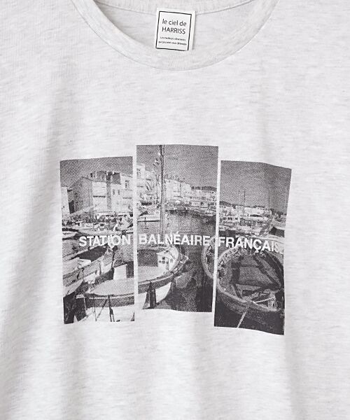 Harriss / ハリス Tシャツ | ライトコットン天竺PHOTOプリントTシャツ | 詳細6