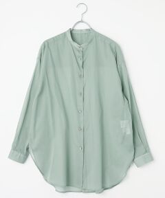 Harriss / ハリス シャツ・ブラウス | コットンボイルワッシャーバンドカラービッグシャツ