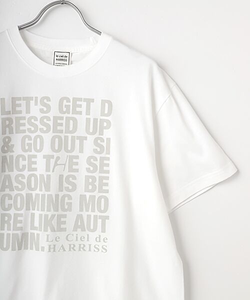 Harriss / ハリス Tシャツ | コットン天竺ロゴプリントTシャツ | 詳細11