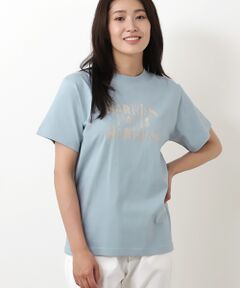 フロッキーロゴプリントTシャツ