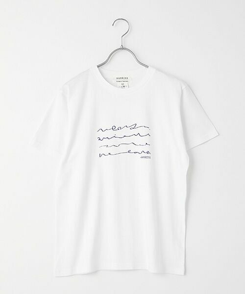 Harriss / ハリス Tシャツ | 波文字プリントライトオンスTシャツ | 詳細9