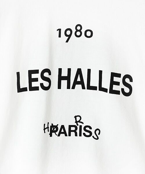 Harriss / ハリス Tシャツ | LES HALLES柄プリントL/Sティー | 詳細4