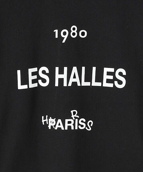 Harriss / ハリス Tシャツ | LES HALLES柄プリントL/Sティー | 詳細5