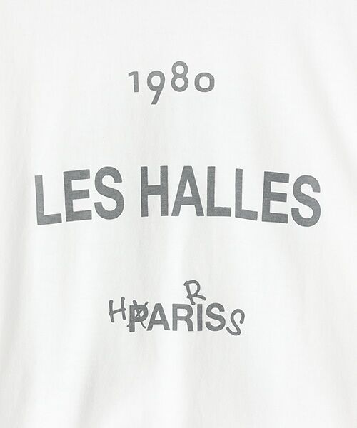 Harriss / ハリス Tシャツ | LES HALLES柄プリントL/Sティー | 詳細6