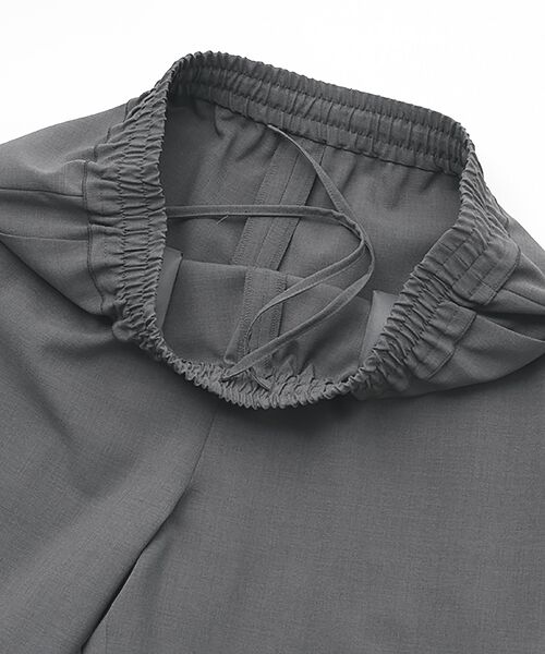 Harriss / ハリス スラックス・ドレスパンツ | ウエストゴムギャザーテーパードパンツ | 詳細4