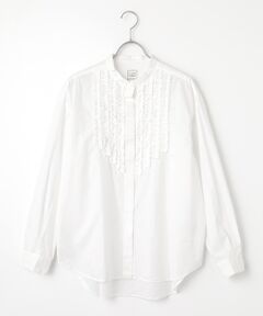 le ciel de HARRISS レイヤード風デザインブラウス le ciel de HARRISS レイヤード風デザインブラウス