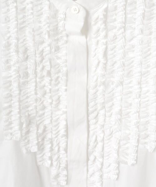 Harriss / ハリス シャツ・ブラウス | バンドカラーフリルシャツ | 詳細1