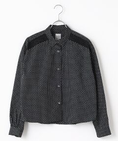 Harriss / ハリス シャツ・ブラウス | レースコンビクロップドシャツ