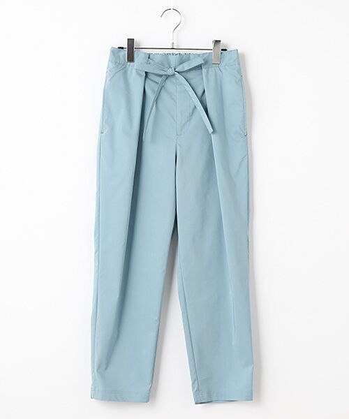 Harriss/ハリス タックリボンテーパードパンツ サックスブルー 34 Harriss/ハリス タックリボンテーパードパンツ サックスブルー 34
