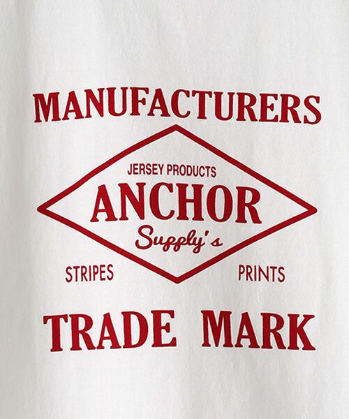 Harriss / ハリス Tシャツ | ANCHORプリントTシャツ | 詳細1