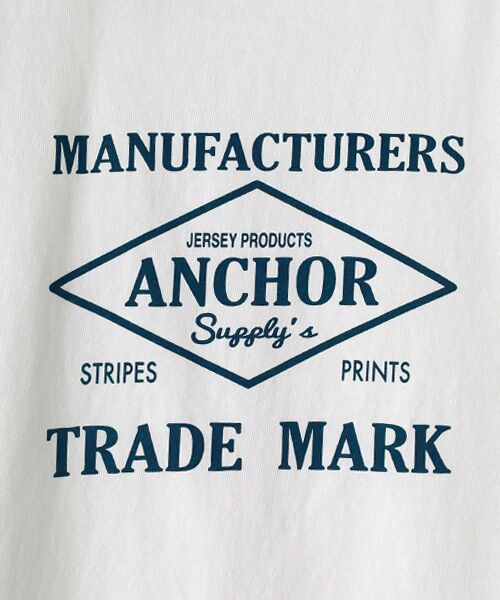 Harriss / ハリス ANCHORプリントTシャツ ANCHORプリントTシャツ （Tシャツ）｜Harriss / ハリス