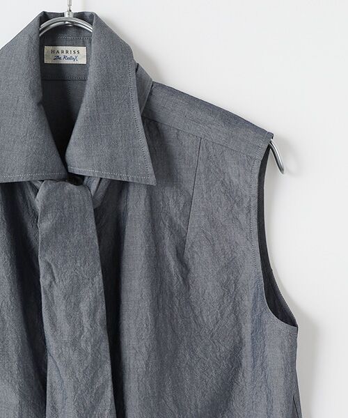 Harriss / ハリス シャツ・ブラウス | タイ付きノースリーブブラウス | 詳細2