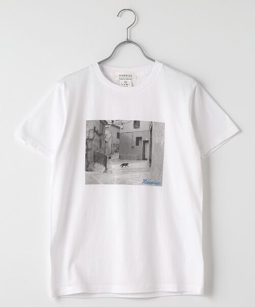 Harriss/ハリス riginal Print T-shirt CAT インクブルー 36 Harriss/ハリス riginal Print T-shirt CAT インクブルー 36