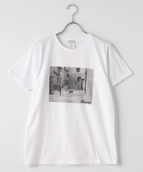 Harriss/ハリス riginal Print T-shirt CAT ブラック 36 Harriss/ハリス riginal Print T-shirt CAT ブラック 36