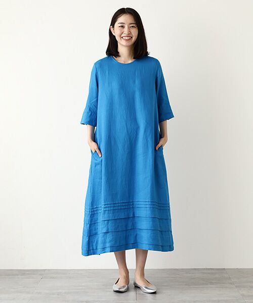 リネン　ワンピース 楽天市場】【3点25%OFFクーポンで1875円】 【即納】 ワンピース