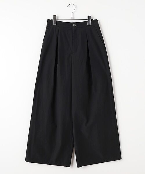 Harriss/ハリス タックワイドパンツ ブラック 36 Harriss/ハリス タックワイドパンツ ブラック 36