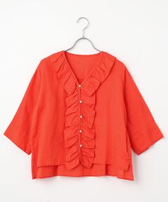 Harriss / ハリス シャツ・ブラウス | リネンフリルブラウス