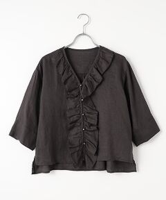 Harriss / ハリス シャツ・ブラウス | リネンフリルブラウス