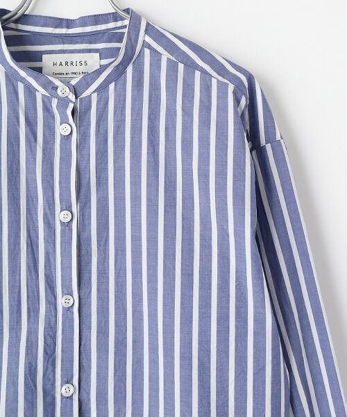 ネイビーとホワイトのクロップドトップス 楽天市場】【SALE／40%OFF】ハーフZIPラインニットプルオーバー