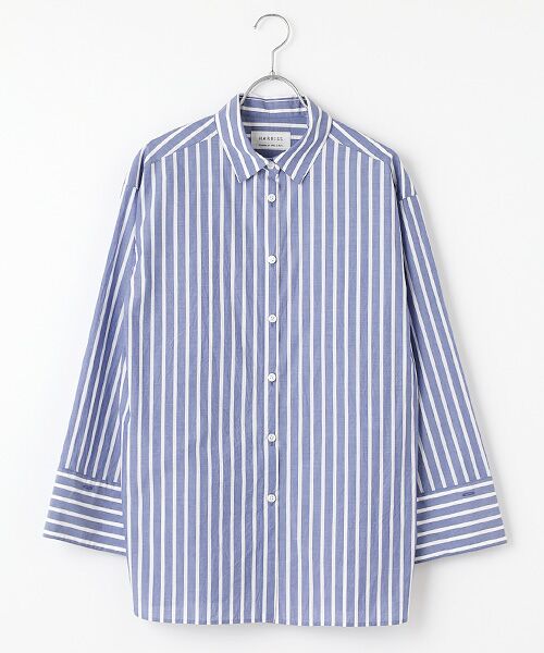 Harriss/ハリス ワイドスリーブシャツ ブルー 36 Harriss/ハリス ワイドスリーブシャツ ブルー 36