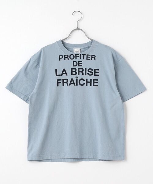 Harriss/ハリス PROFITER柄Tシャツ サックスブルー 36 Harriss/ハリス PROFITER柄Tシャツ サックスブルー 36