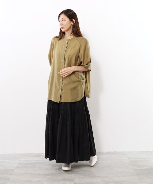 Harriss / ハリス ロング・マキシ丈スカート | タックマキシティアードスカート | 詳細12