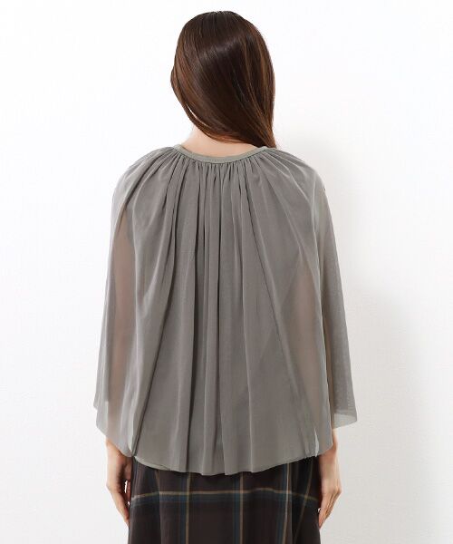 Harriss / ハリス カットソー | チュールレイヤードノースリーブ | 詳細7