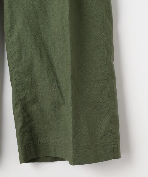 Harriss / ハリス その他パンツ | 綿麻カジュアルワイドストレートパンツ | 詳細3