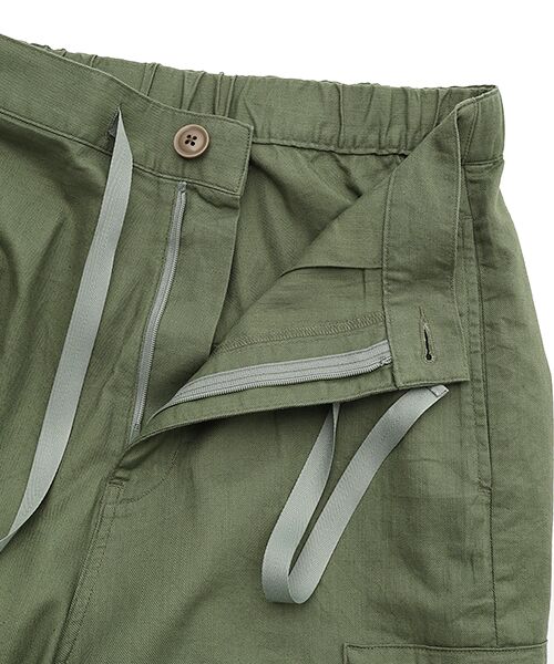 Harriss / ハリス その他パンツ | 綿麻カジュアルワイドストレートパンツ | 詳細5