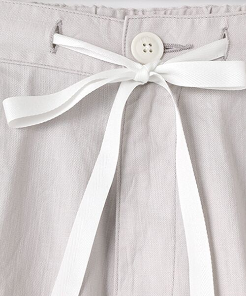 Harriss / ハリス その他パンツ | 綿麻カジュアルワイドストレートパンツ | 詳細8