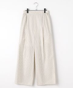 Harriss / ハリス その他パンツ | 先染ストライプセミワイドパンツ