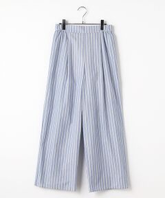 Harriss / ハリス その他パンツ | 先染ストライプセミワイドパンツ