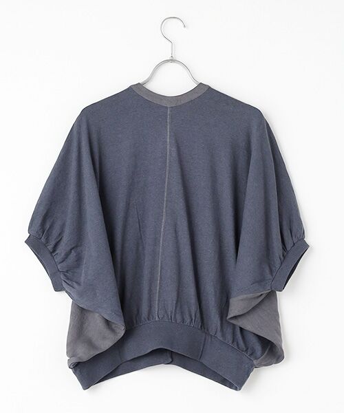 Harriss / ハリス カットソー | 異素材コンビプルオーバー | 詳細1