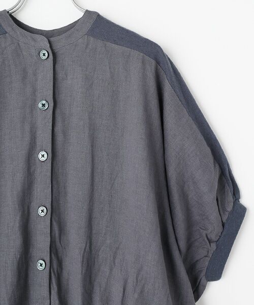 Harriss / ハリス カットソー | 異素材コンビプルオーバー | 詳細2