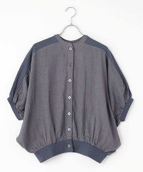 Harriss / ハリス カットソー | 異素材コンビプルオーバー | 詳細9