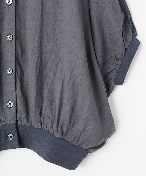 Harriss / ハリス カットソー | 異素材コンビプルオーバー | 詳細3