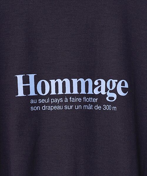 Harriss / ハリス Tシャツ | 裾タックプリントTシャツ | 詳細1