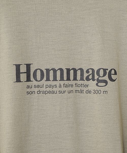 Harriss / ハリス Tシャツ | 裾タックプリントTシャツ | 詳細6