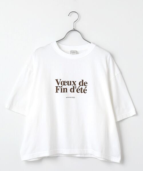 Harriss / ハリス Tシャツ | Voeux de Fin d'eteプリント | 詳細6