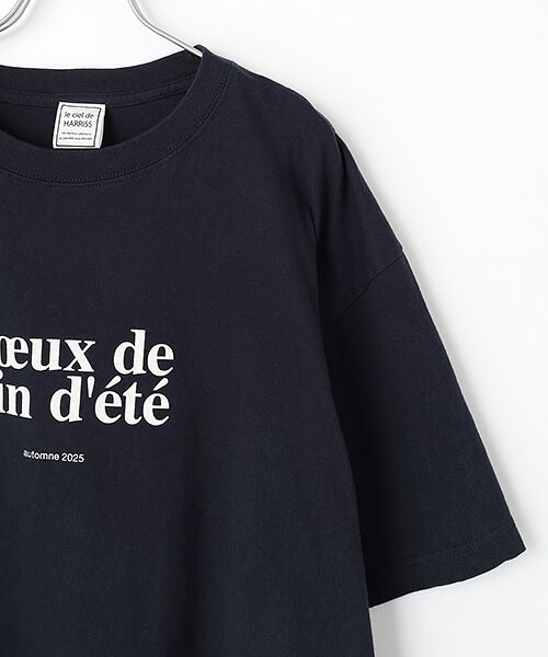 Harriss / ハリス Tシャツ | Voeux de Fin d'eteプリント | 詳細8