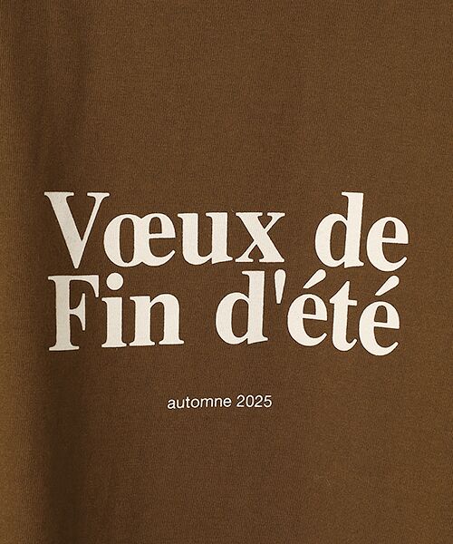 Harriss / ハリス Tシャツ | Voeux de Fin d'eteプリント | 詳細11