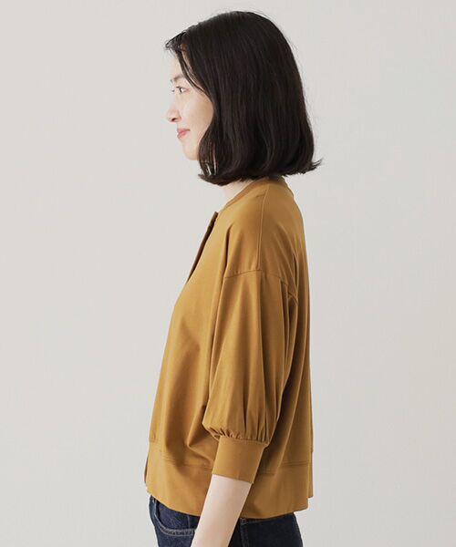 Harriss / ハリス カーディガン・ボレロ | ハーフスリーブクルーカーディガン | 詳細7