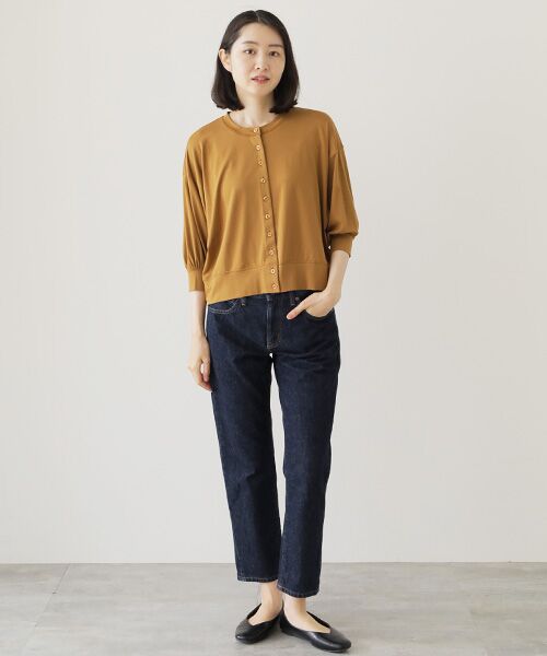 Harriss / ハリス カーディガン・ボレロ | ハーフスリーブクルーカーディガン | 詳細9