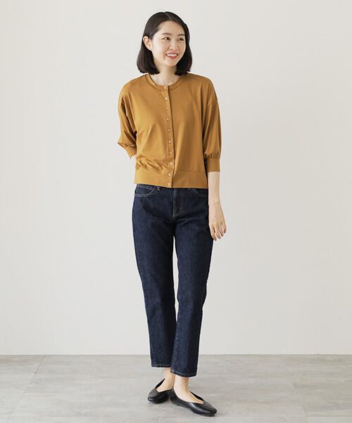 Harriss / ハリス カーディガン・ボレロ | ハーフスリーブクルーカーディガン | 詳細10