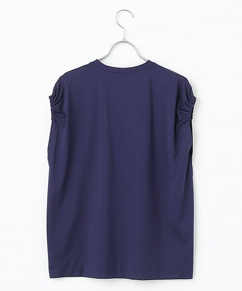 Harriss / ハリス カットソー | ギャザーフレンチスリーブTシャツ | 詳細2