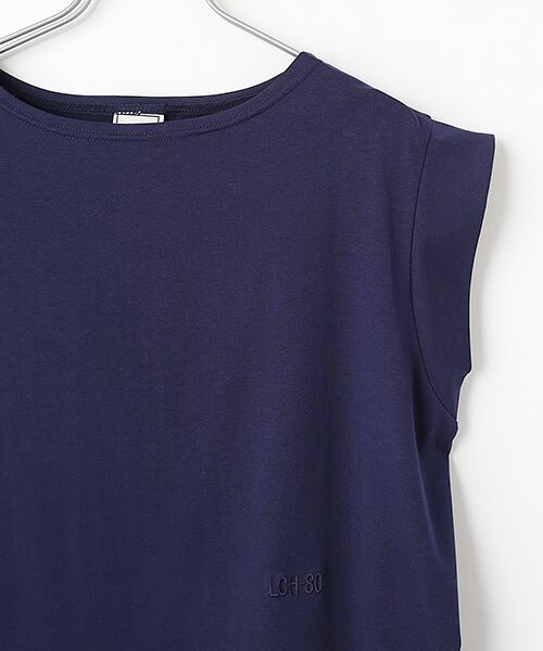 Harriss / ハリス カットソー | キャップスリーブボートネックTシャツ | 詳細3