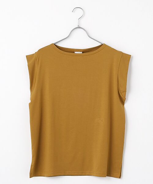 Harriss / ハリス キャップスリーブボートネックTシャツ キャップスリーブボートネックTシャツ （カットソー）｜Harriss