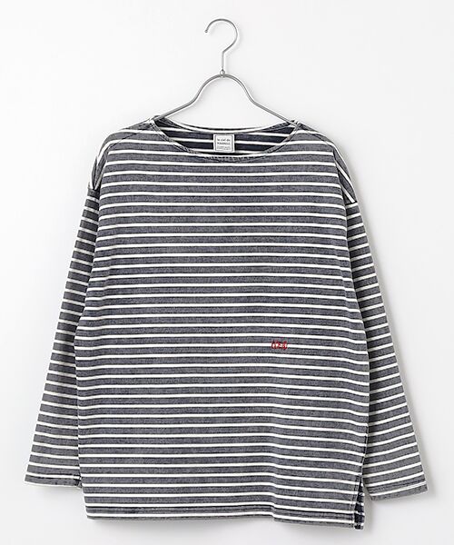 Harriss/ハリス ヴィンテージバスクシャツ ネイビーブルー 36 Harriss/ハリス ヴィンテージバスクシャツ ネイビーブルー 36